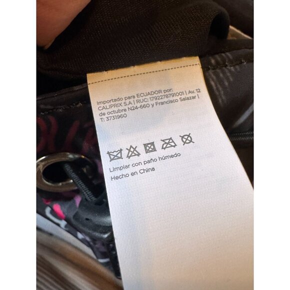 Parfois Love-Themed Graffiti Print Nylon Backpack With Adjustable Straps- NWT - Picture 9 of 14